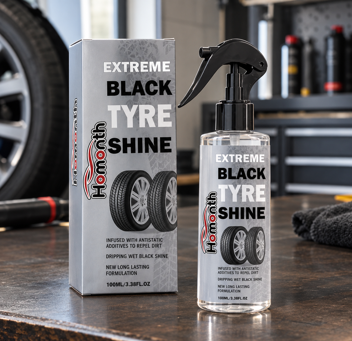 Extreme tire shine